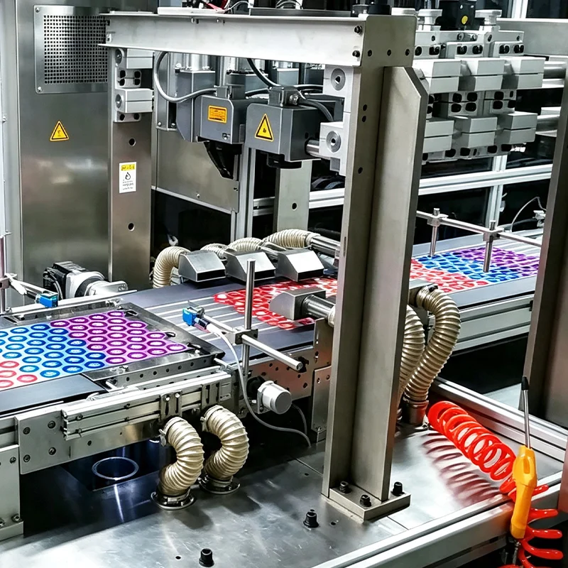 Laser Coding System on Printed Metal Cover Plate