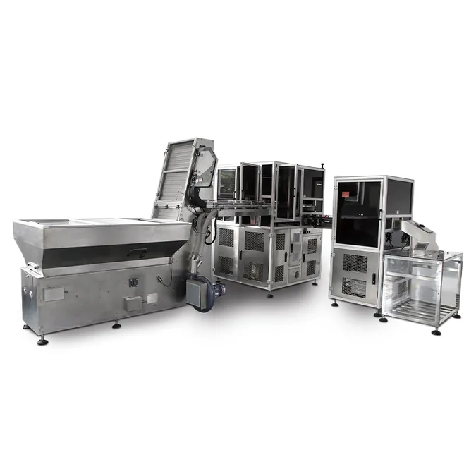 Cap Sorting & Laser Coding System