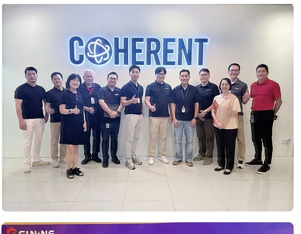 SUNINE & Coherent Strategic Cooperation Event